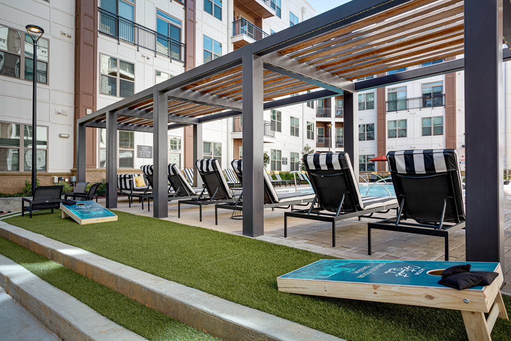 Alton Optimist Park Cornhole Area