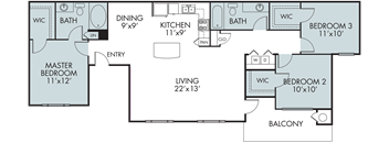 Costa Almadena Apartments C2 Floor Plan