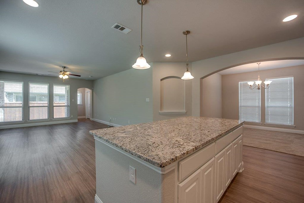 Cottages at the Realm Kitchen with Island