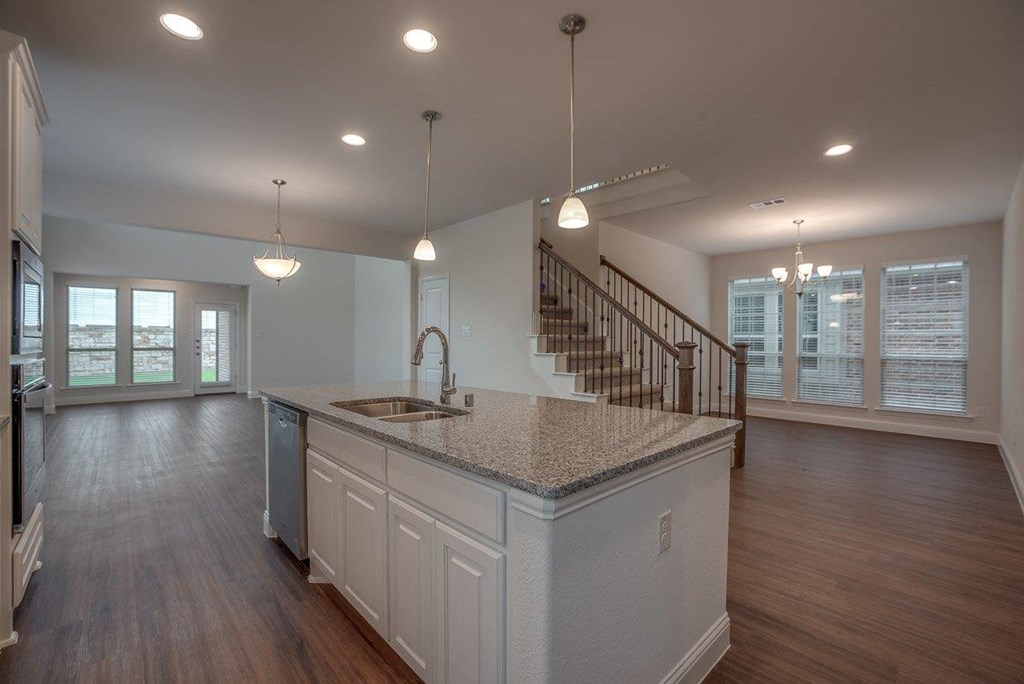 Cottages at the Realm Kitchen with Island