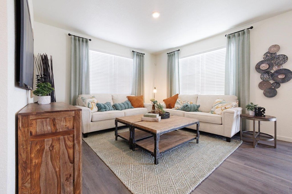 Cottonwood Hollow Model Living Room