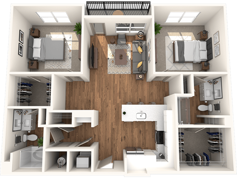 Alton Optimist Park 3D Floor Plan Cupola