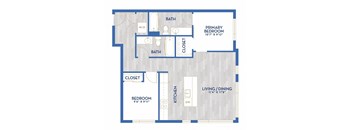 an illustration of a floor plan of a house