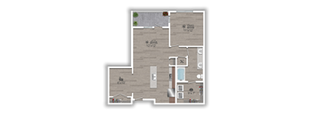 1A1 Floor Plan at Discovery at The Realm, Lewisville, 75056
