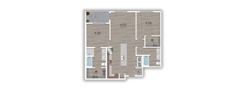 2B Floor Plan at Discovery at The Realm, Lewisville, 75056