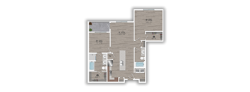 2F Floor Plan at Discovery at The Realm, Texas, 75056