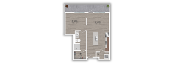 Studio A Floor Plan at Discovery at The Realm, Lewisville, TX