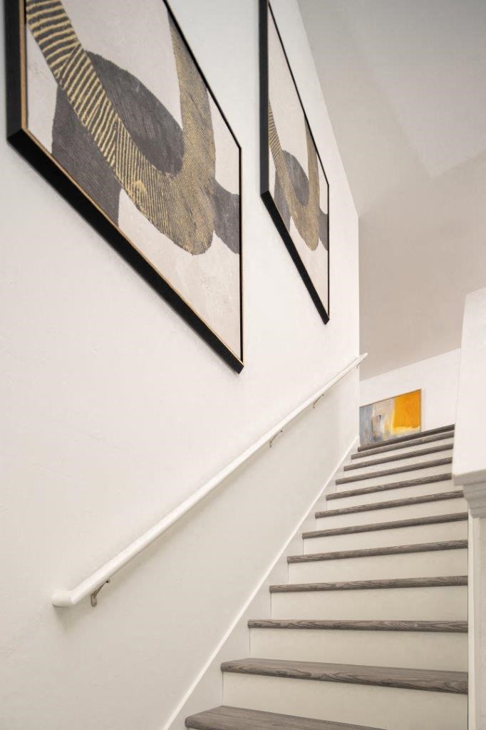 Stairs up to 2nd floor