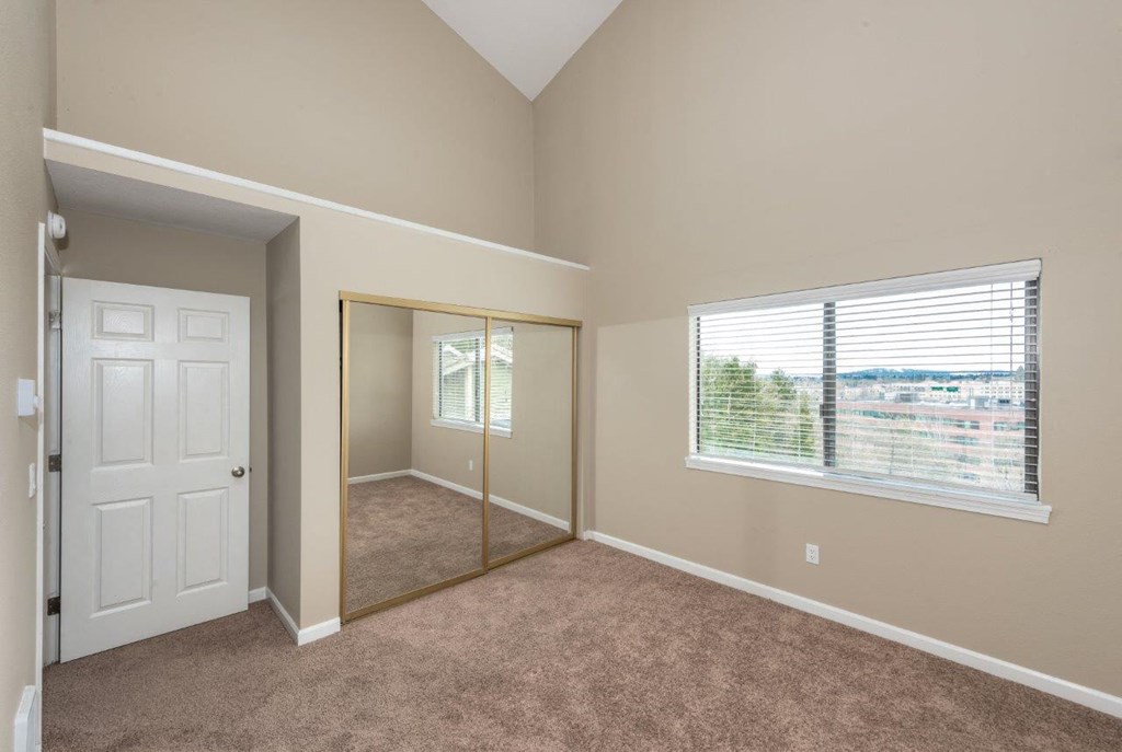 Townhomes with a View Bedroom and Closet
