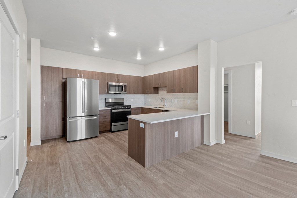 Old Town Lofts Model Kitchen