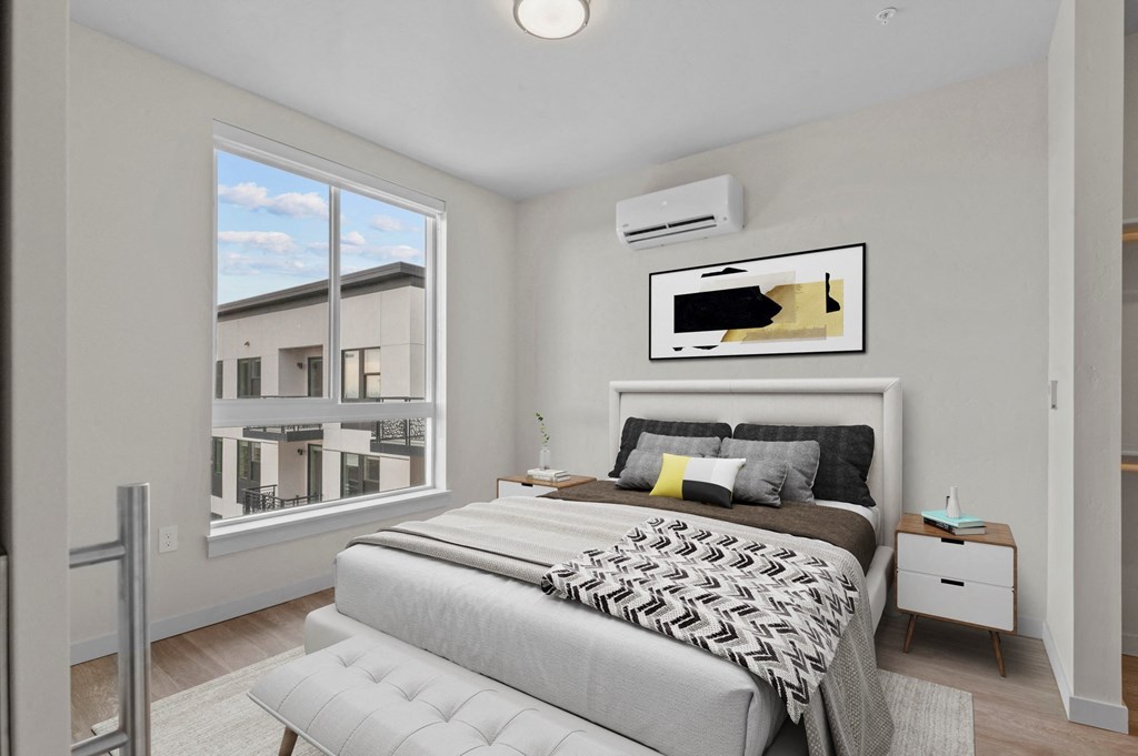 Old Town Lofts Model Bedroom