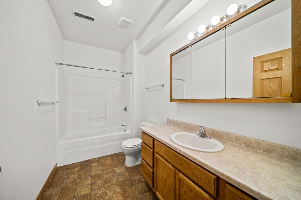 Remington Village Apartments Vacant Bathroom