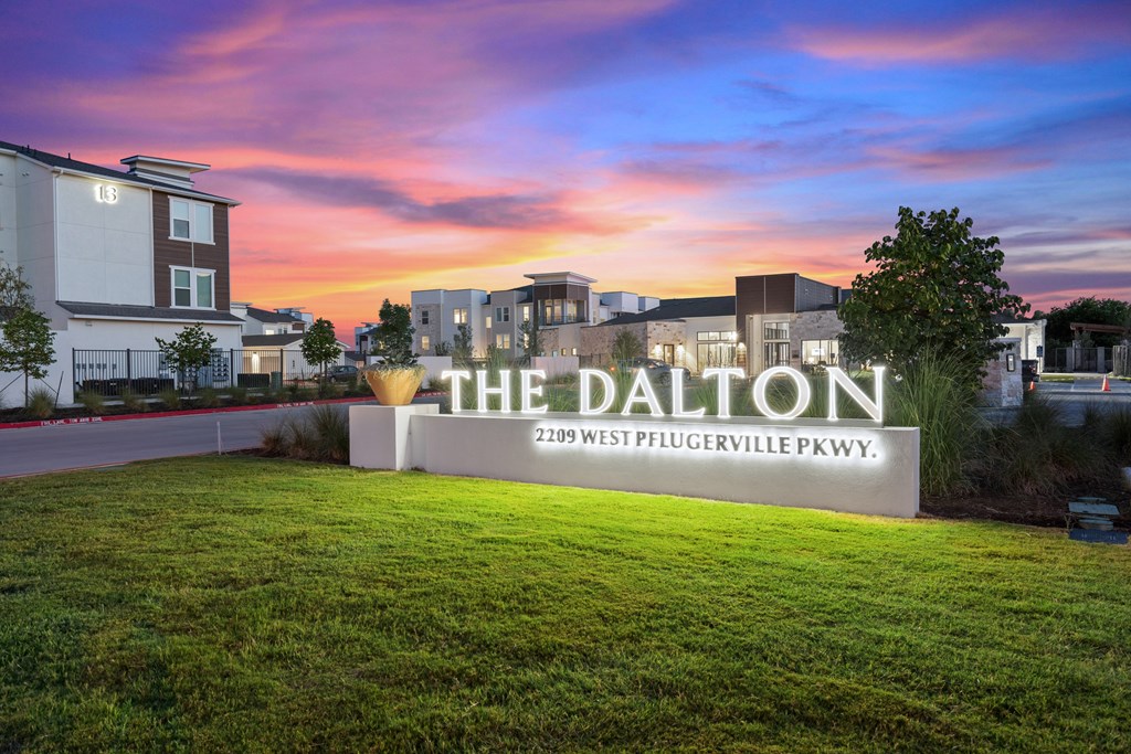The Dalton apartment complex is located at 2299 West Plugerville Pkwy.