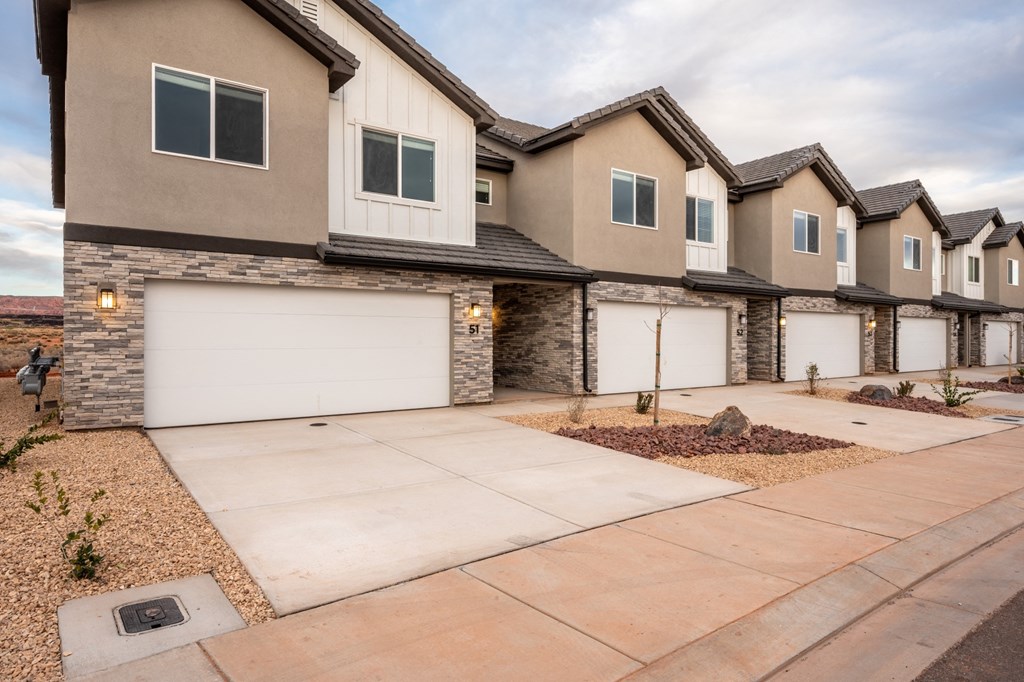 Desert Village Townhomes exterior garages
