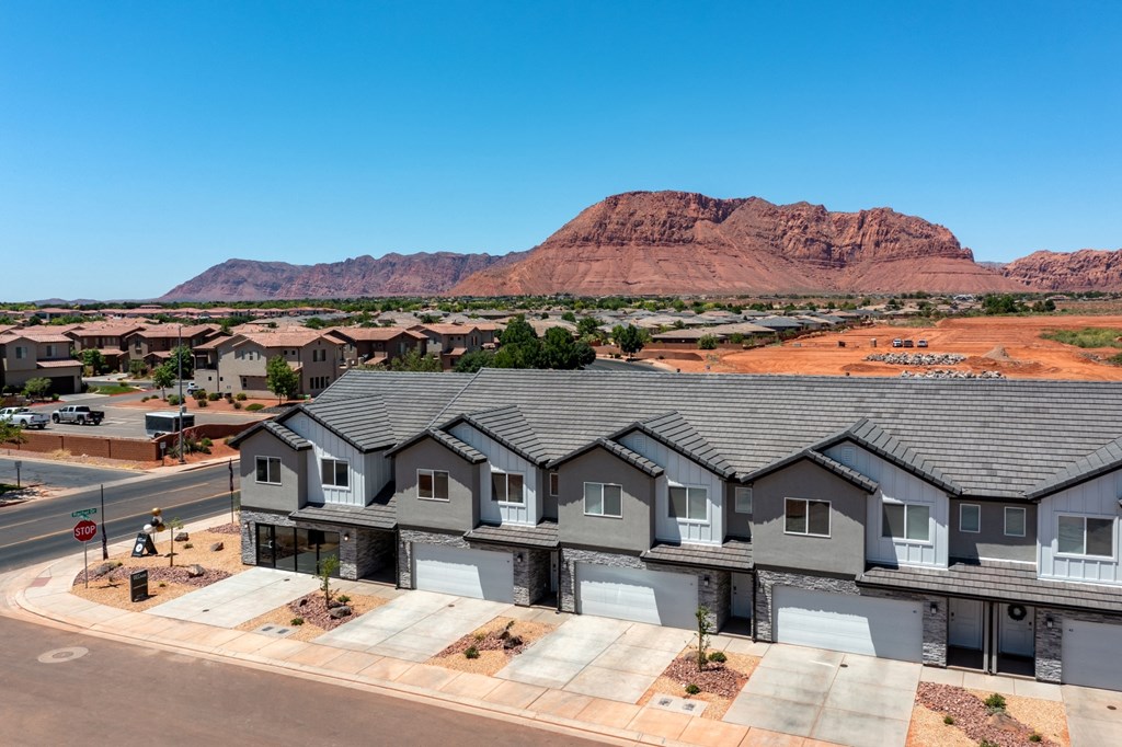 Desert Village Townhomes aerial shot