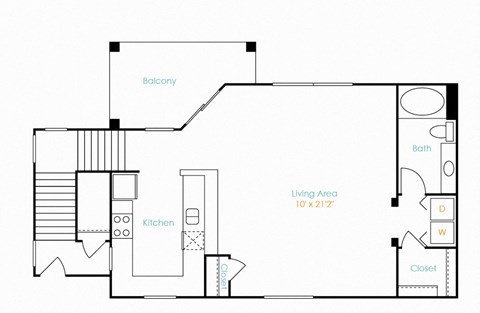 Desert Mirage Studio Floor Plan