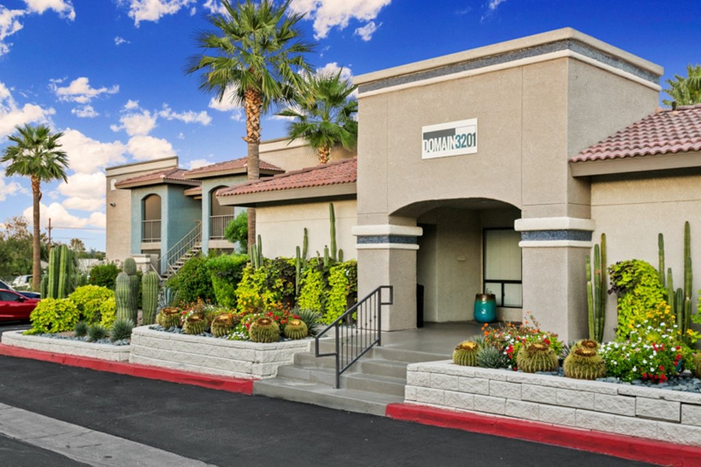 Domain 3201 Clubhouse Exterior and Entrance