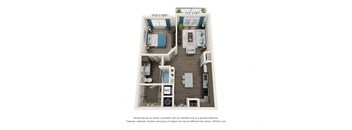 The Dylan Apartments A1 Floor Plan