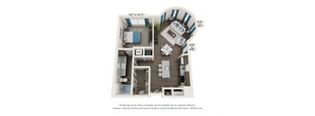 The Dylan Apartments A3 Floor Plan