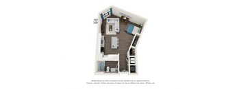 The Dylan Apartments E2 Floor Plan