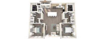 Solace Apartments E1 Cottage Floor Plan