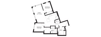 Vela Apartments E3 A Floor Plan