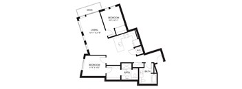 Vela Apartments E3 Floor Plan