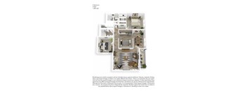 Echo Mountain Apartments Two Bedroom Two Bathroom Floor Plan
