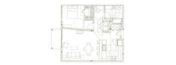Eden Hill Apartments in Seattle, Washington A8 Floor Plan