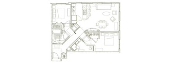 Eden Hill Apartments in Seattle, Washington B3 Floor Plan
