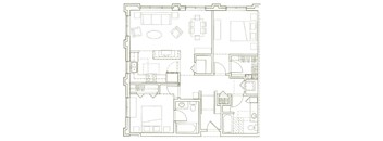 Eden Hill Apartments in Seattle, Washington B7 Floor Plan