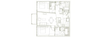 Eden Hill Apartments in Seattle, Washington B5 Floor Plan