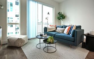 Paceline Apartments Model Living Room