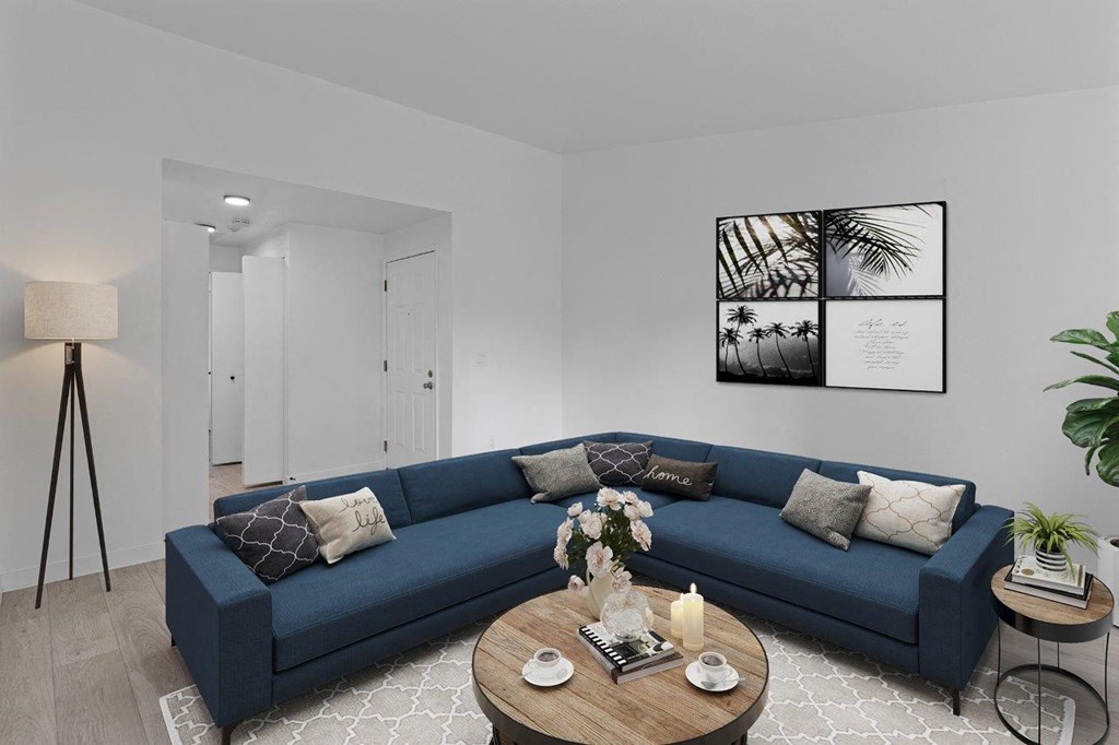 Elevate Apartments in Lynwood, Washington Model Living Room