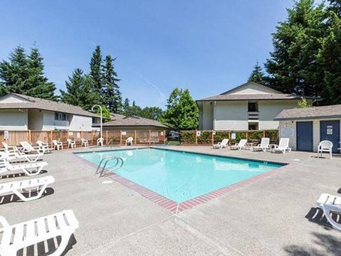 Eleven Pines Pool with Lounge Chairs