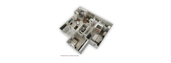 Orem, Utah Canyon View Apartments Elm Tree Floor Plan