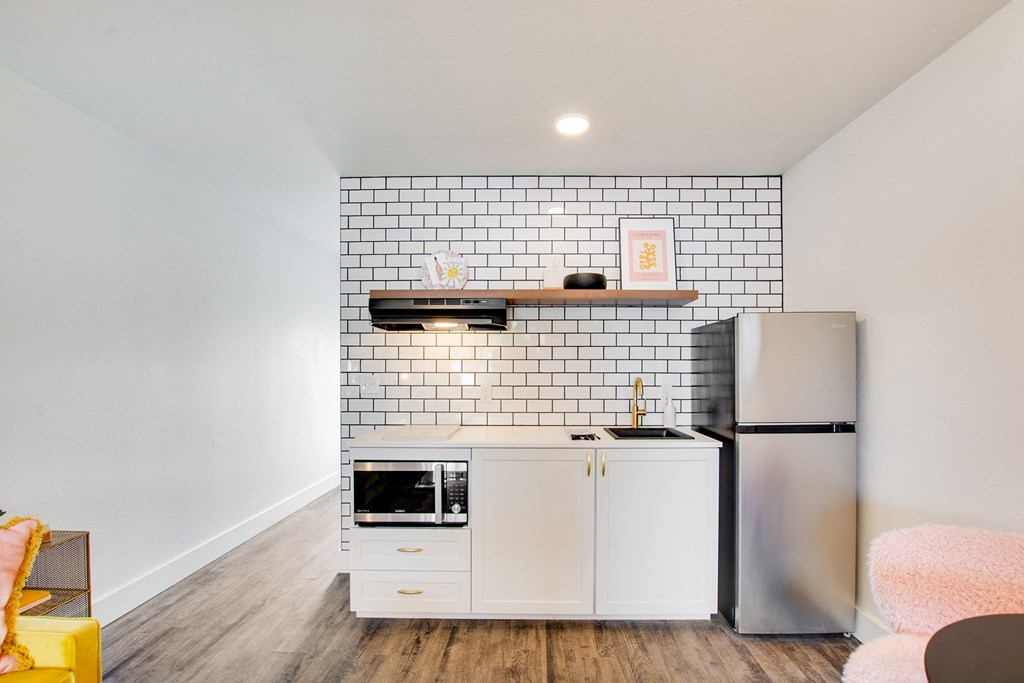 The Empire Apartments Model Kitchen