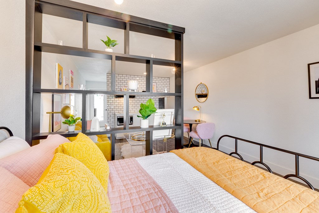 The Empire Apartments Model Bedroom Area