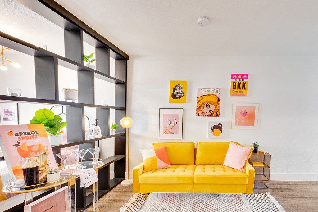 The Empire Apartments Model Living Room