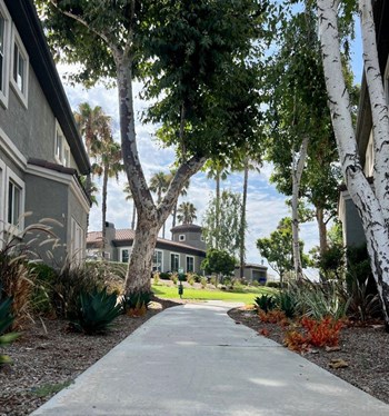 Estancia Apartments Walkway and Clubhouse Exterior Estancia Apartments Walkway and Clubhouse Exterior - Photo Gallery 4