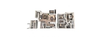 Evans Creek at Woodbridge Apartments in Redmond, Washington Avondale Floor Plan