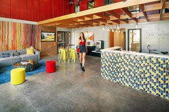 Fremont9 Leasing Office with Seating