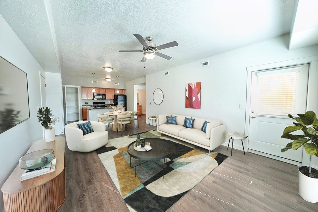 The Boulevard Model Living Room