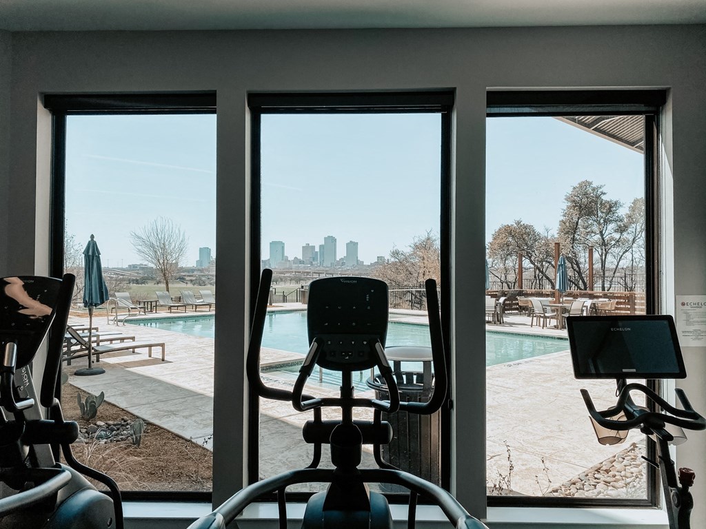 Presidio at River East View of Downtown From Fitness Center