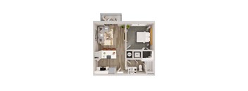 Lenox Bayside A1 Floor Plan