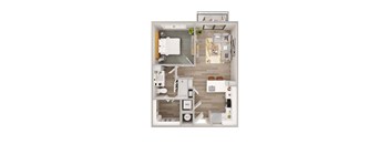 Lenox Bayside A2 Floor Plan