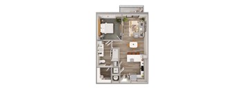 Lenox Bayside A3 Floor Plan