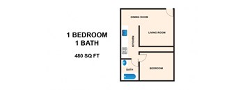 Forest Manor Studio Floor Plan