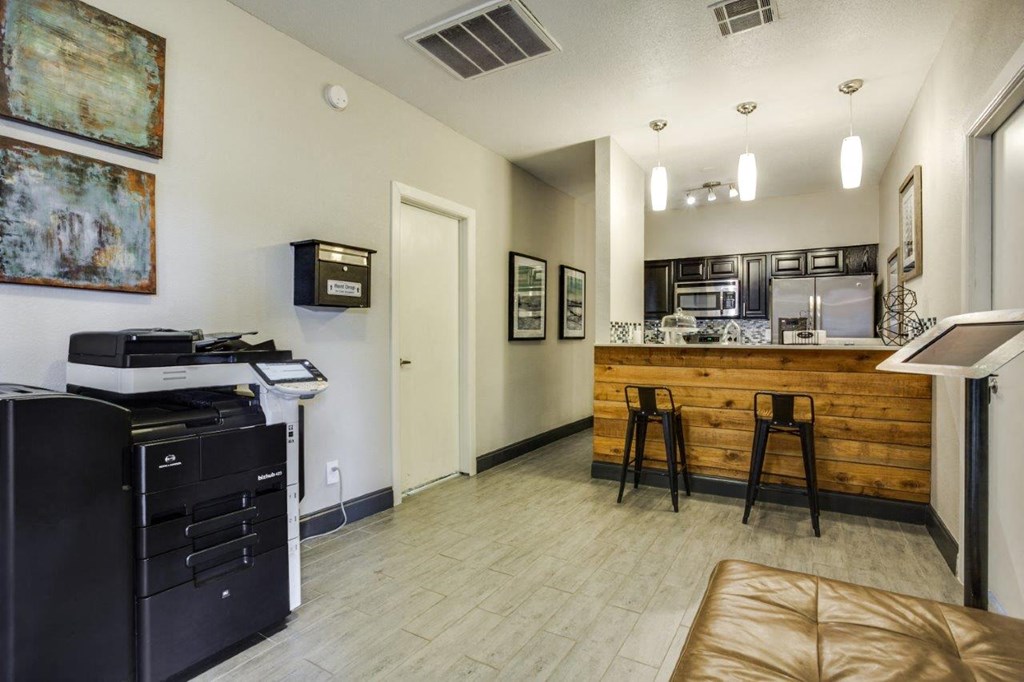 Forty200 Apartments Clubhouse with Kitchen