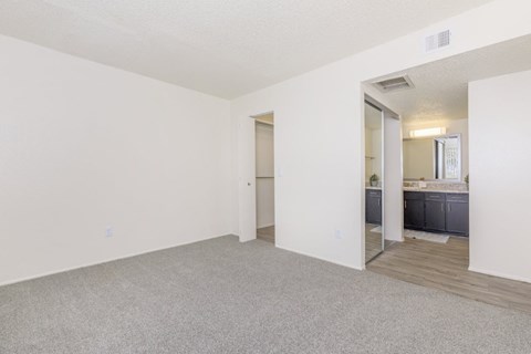 Fox Point Apartments in Tucson, Arizona Bedroom with Attached Bathroom